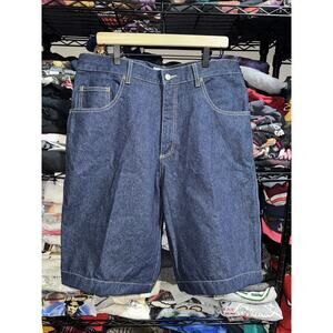 Y2K Vintage Vibes Baggy Hip Hop Style Denim Shorts Air 38x14